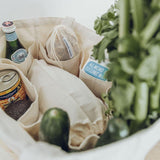 Seed and Sprout Organic Pocket Tote Shopping/Market Bag