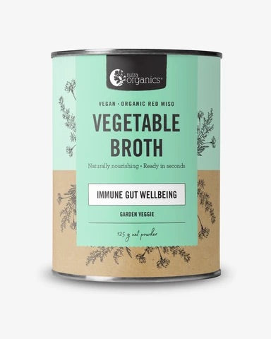 Nutra Organics Vegetable Broth Garden Veggie 125g