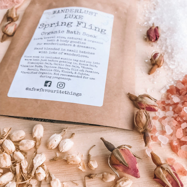 Spring Fling Organic Bath Soak