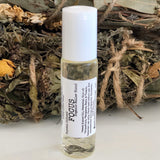 Crystal Infused Essential Oil Roller - Focus