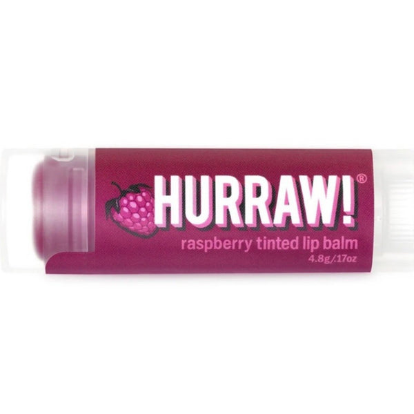 Hurraw! Organic Lip Balm Raspberry Tinted
