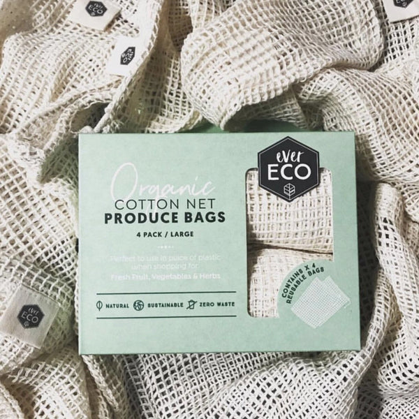 Ever Eco Reusable Organic Cotton Net Produce Bags