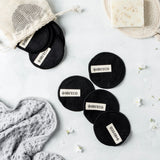 Ever Eco Reusable Makeup Remover Pads Black - 10 Pack