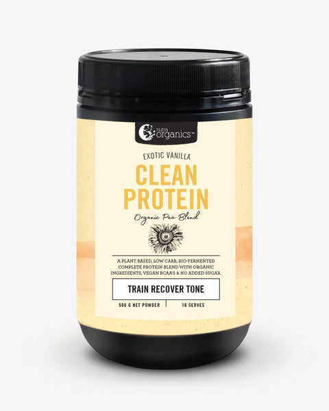 Nutra Organics Clean Protein Exotic Vanilla 500g