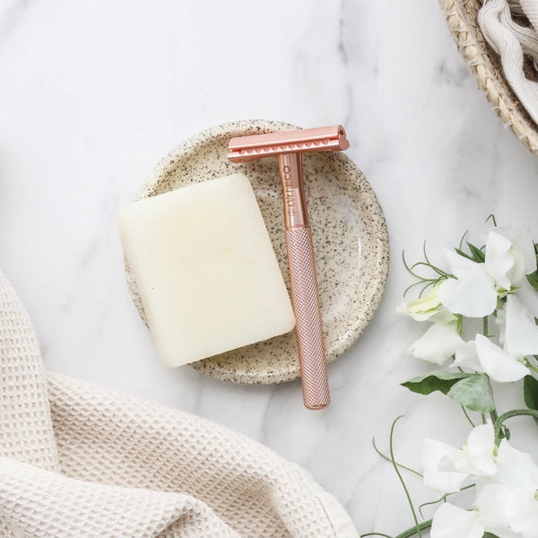 Ever Eco Rose Gold Safety Razor With Replacement Blades