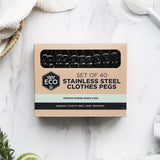 Ever Eco Stainless Steel Clothes Pegs - 40 Pack